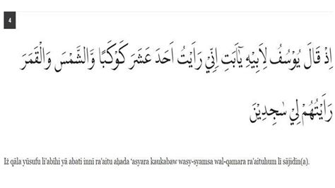 Tag: Surat Yusuf Ayat 4 - Arti Surat Yusuf Ayat 4 Lengkap Beserta Tafsir, Cerita Nabi Yusuf A.S ...