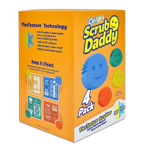 Scrub Daddy Sponge Set Color Variety Pack – Wheeler's Health