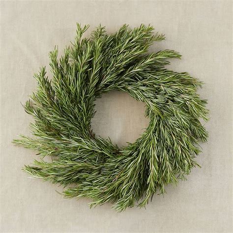 Fresh Rosemary Wreath | Christmas wreaths, Wreaths, Easy christmas wreaths