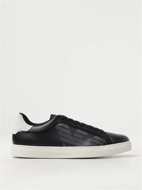 EMPORIO ARMANI: Sneakers men - Black | Emporio Armani sneakers ...