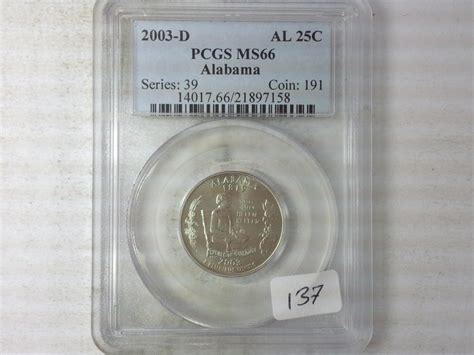 2003-D Alabama Quarter PCGS MS66