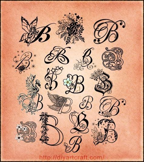 tattoo of letter b - Google Search | B tattoo, Tattoo lettering, Letter ...