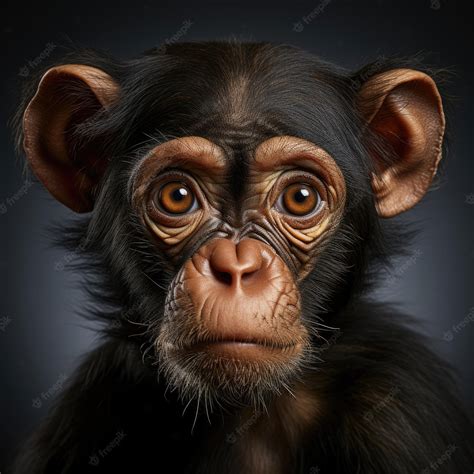 Premium AI Image | Soulful Closeup of Bonobo