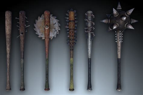 ArtStation - Baseball Bat Weapon Set