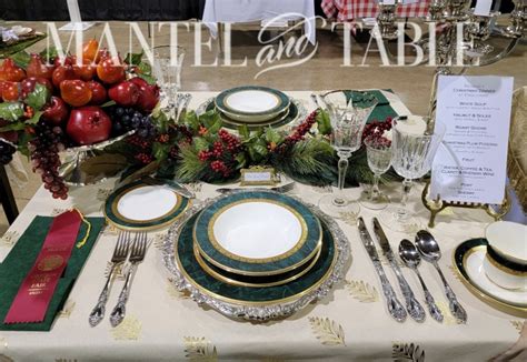 How do you win a really fabulous prize at the table setting competition? - Mantel and Table