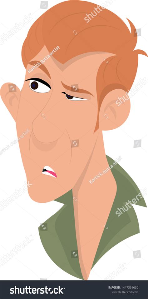 Cartoon Character Design Man Surprised Face Stock Vector (Royalty Free ...