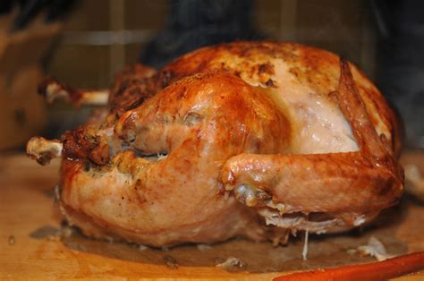 Traditional roast turkey, British recipe