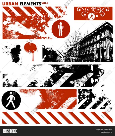 Urban Design Elements Vector & Photo (Free Trial) | Bigstock