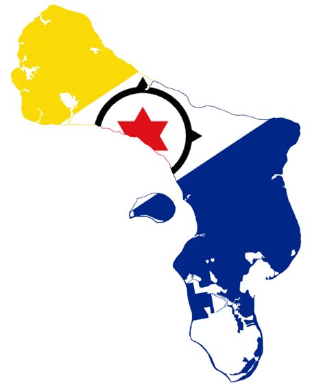 Flag map of Bonaire | Symbol Hunt