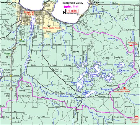 Michigan Snowmobiling Traverse City Snowmobile Trail Map Michigan Sledhead™