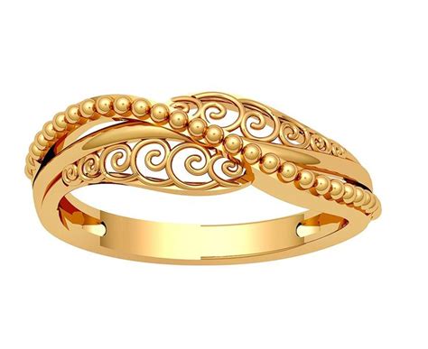 JewelOne 22k (916) Yellow Gold The Nerina Ring: Amazon.in: Jewellery ...