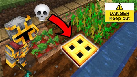 DON'T ENTER THIS TRAPDOOR 99% CHANCE YOU WILL DIE !! SURVIVAL OF THE VILLAGERS !! Minecraft Mod ...