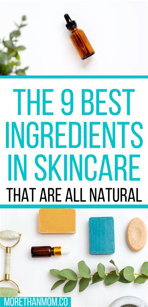 9 Natural Ingredients that you WANT in your Skincare | Natural skin care ingredients, Skincare ...