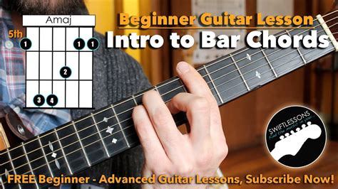 How to REALLY Play Bar Chords - A Beginner Guitar Tutorial - YouTube