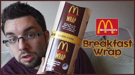 McDonald's Breakfast Wrap | Food Review UK - YouTube