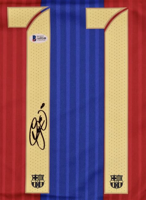 Neymar Signed FC Barcelona Jersey (Beckett LOA) | Pristine Auction