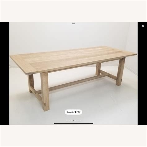 Natural White Oak Dining Table - AptDeco