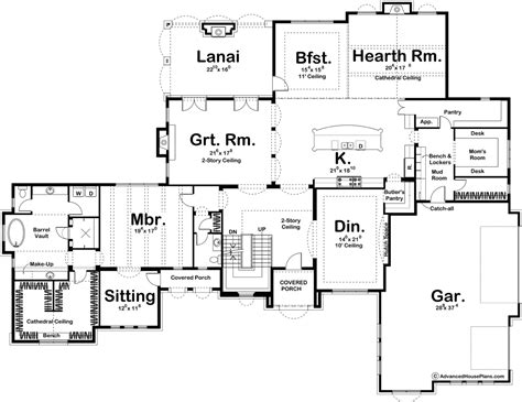 the first floor plan for this house shows the living area and dining room, as well as