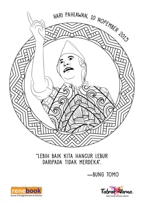 Gambar Pahlawan Untuk Mewarnai - gambarkakak