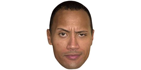 Dwayne 'The Rock' Johnson (Eyebrow) Mask - Celebrity Cutouts