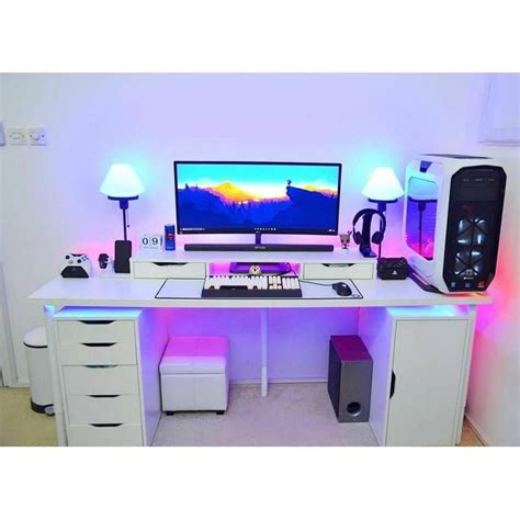 Alcoholic Gaming Computer Desk Ikea #gamingrig #computergame #GamingCo… | Diseño de dormitorio ...