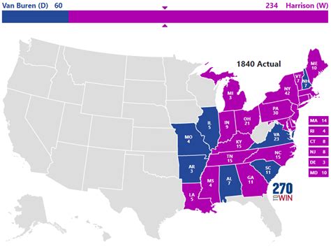 Presidential Election of 1840 - 270toWin