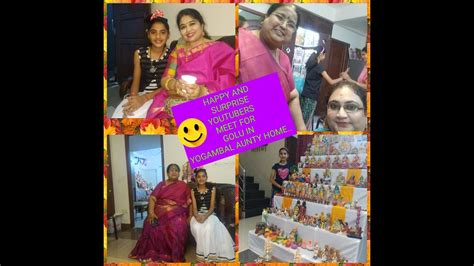 HAPPY DAY IN LIFE--GOLU AT YOGAMBAL SUNDAR AUNTY HOME AND MEETING ALL ...