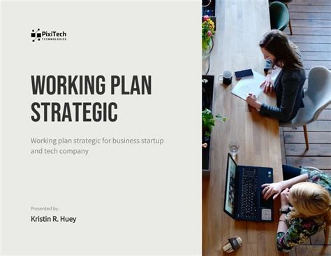 Cararra Strategic Working Plan Template - Venngage