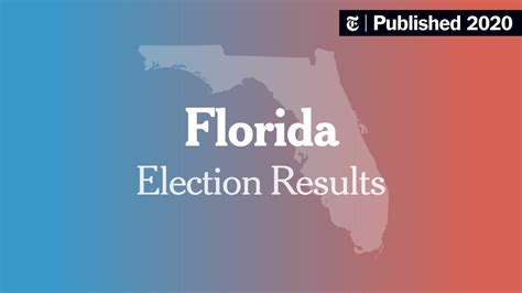 Live: Florida State Primary Election Results 2020 - The New York Times