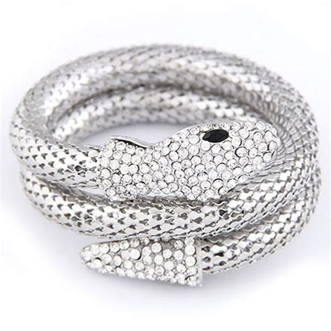 Silver Snake Wrap Bracelet – The Fashion Lounge