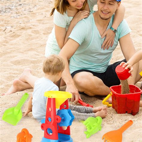 5Piece Beach Toy Sand Set Sand Play Sandpit Toy Summer Outdoor Toy Pool ...