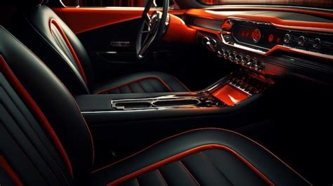 Premium AI Image | Modern car interior detail efeeacbdeae AI generated ...