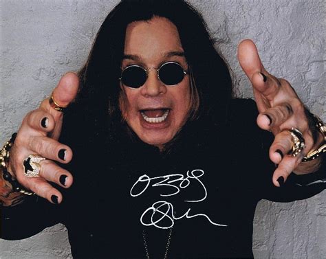 Ozzy Osbourne autograph photo Black Sabbath signed 8x10