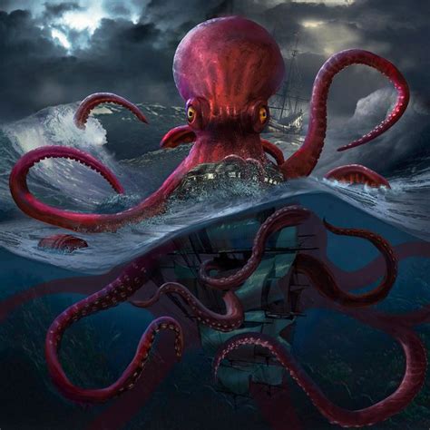 Kraken by ConceptArtDesign | Sea creatures art, Kraken, Mystical ...