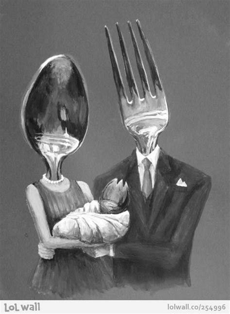 Spoon + Fork = Spork | Surreal art, Funny pictures, Surrealism