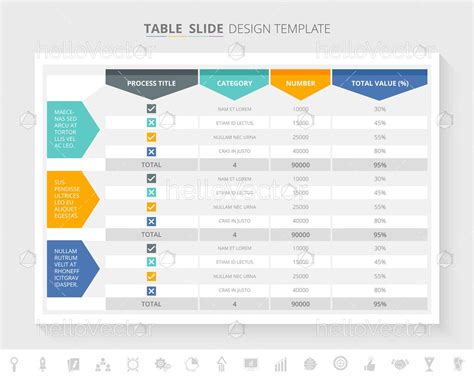 Vector Table Infographic - Download Graphics & Vectors | Infographic ...