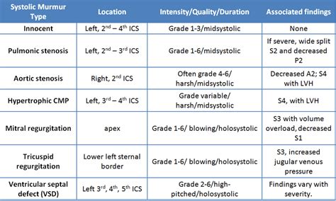 Cardiac Murmur Grading