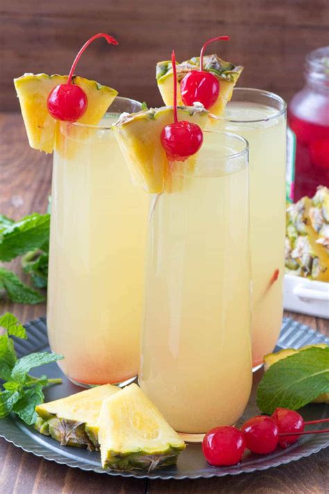 Hawaiian Mimosas | Recipe | Cocktail recipes easy, Drinks alcohol ...