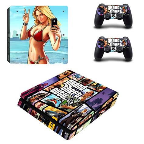 Grand Theft Auto V GTA 5 PS4 Slim Skin Sticker - ConsoleSkins.co