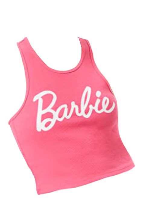 Pink Barbie tank top polyvore moodboard filler | Hot pink shirt, Clothes, Barbie pink