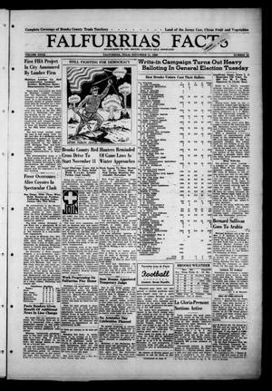 Falfurrias Facts (Falfurrias, Tex.), Vol. 32, No. 22, Ed. 1 Friday, November 11, 1938 - The ...