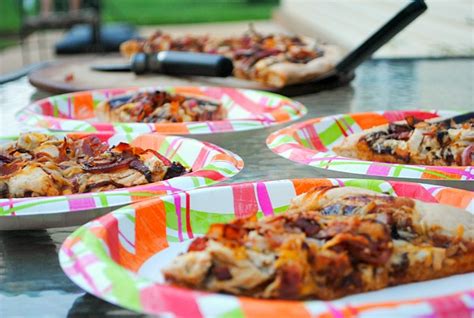 BBQ Chicken Pizza on the Grill