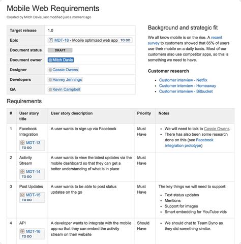 Product Requirement Template