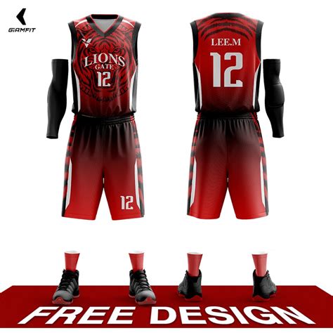 Red Color Fire Flame Sublimation Design Your Own Basketball Uniform Set 2020 Best Quality ...