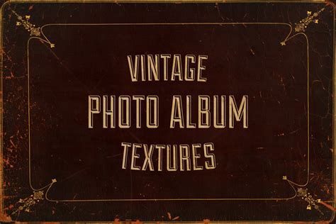 Vintage Photo Album Cover Textures | Textures ~ Creative Market