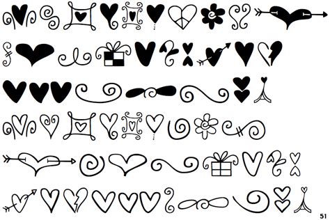 Fontscape Home > Symbols > Hearts