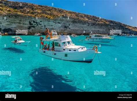 Italy, Sicily, Lampedusa Island Cala Tabaccara Stock Photo - Alamy