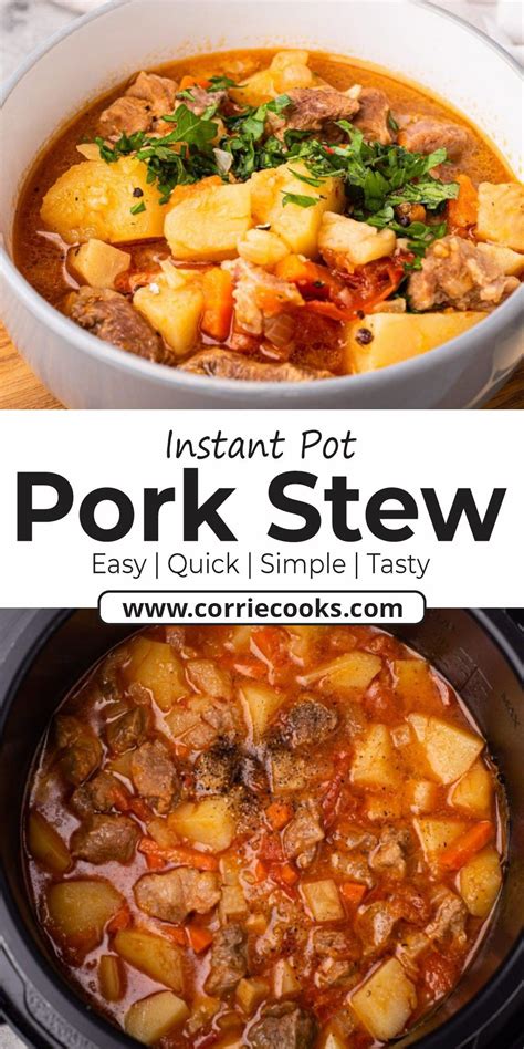 Instant pot spanish pork stew – Artofit