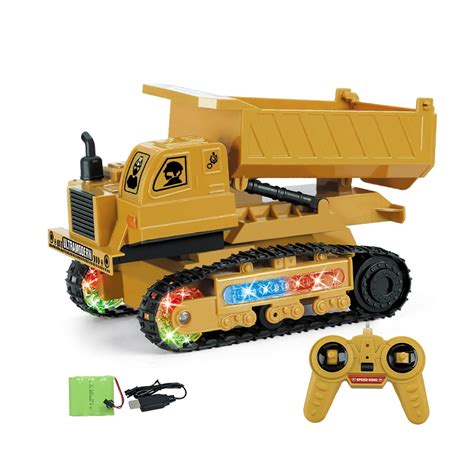 Remote Control Toys Electric Wireless Remote Control Bulldozer Truck ...