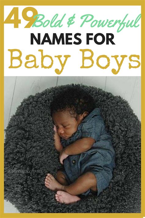 49 Powerful Baby Names for African American Boys | African american ...